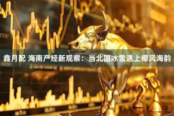 鑫月配 海南产经新观察：当北国冰雪遇上椰风海韵